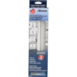 Selta 9 in. LED Aluminum Under Cabinet Light (2-Pack) by Westek -Outlet OttLite Store aluminum westek under cabinet lights slta l09s n2 fa 1000