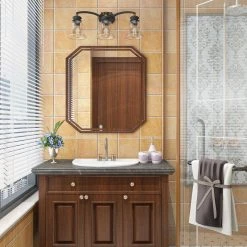 Sabine 24 in. 3-Light Antique Bronze Bathroom Vanity Light with Bell Shaped Frosted Glass Shades by TRIBESIGNS WAY TO ORIGIN -Outlet OttLite Store antique bronze tribesigns way to origin vanity lighting hd zsf0116 4f 1000