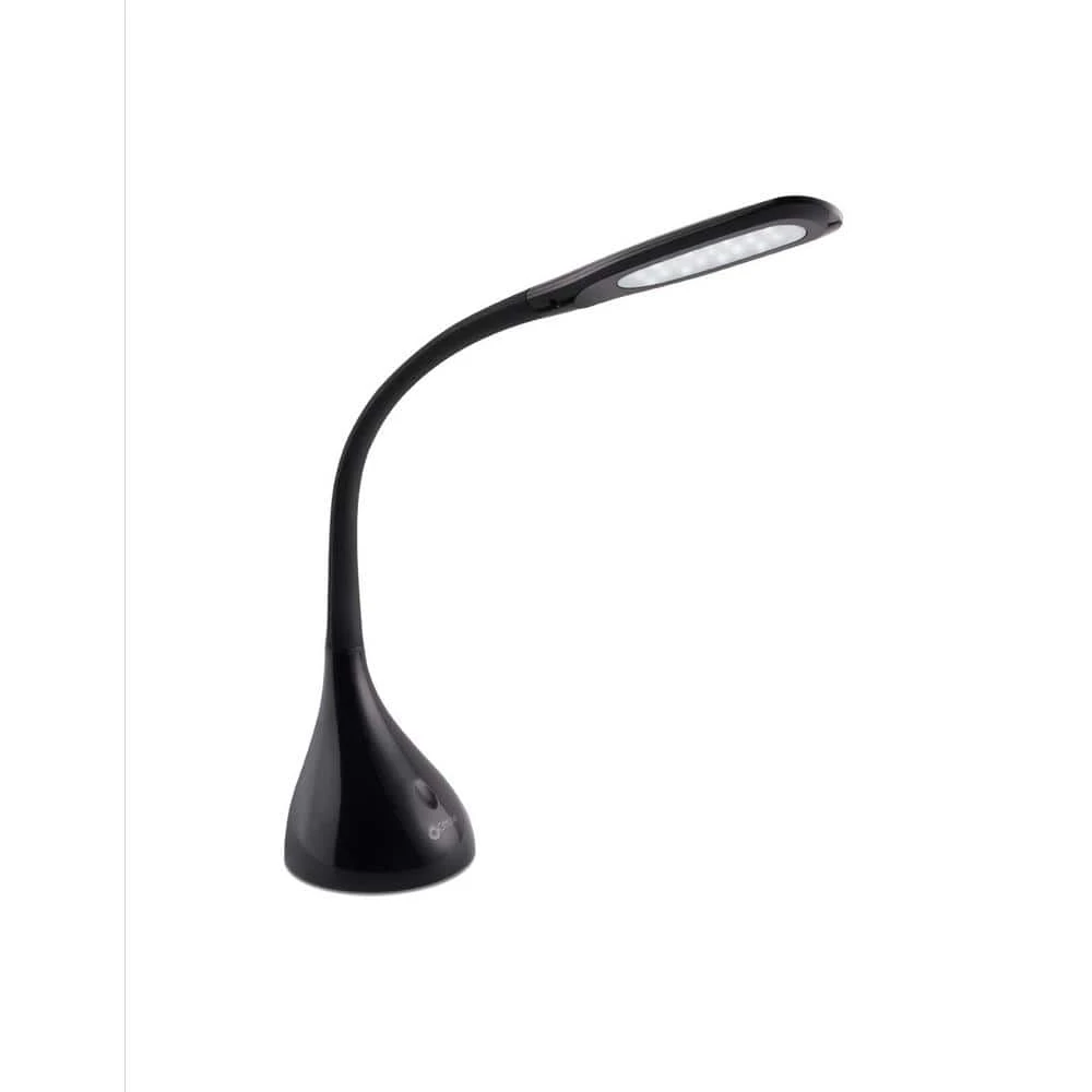 11.25 in. LED Creative Curves Black Desk Lamp by OttLite 1 11.25 in. LED Creative Curves Black Desk Lamp by OttLite