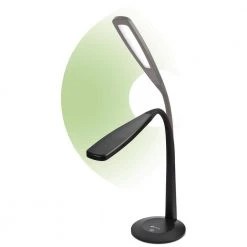 25.5 in. Black Natural Daylight LED Flex Lamp by OttLite -Outlet OttLite Store black ottlite desk lamps a34g5b shpr 44 1000