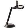 14 in., Black Space-Saving LED Magnifier Desk Lamp by OttLite