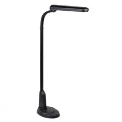 43.31 in. 24-Watt Black HD Floor Lamp by OttLite