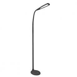 49 in. to 71 in. Black Natural Daylight LED Flex Floor Lamp by OttLite