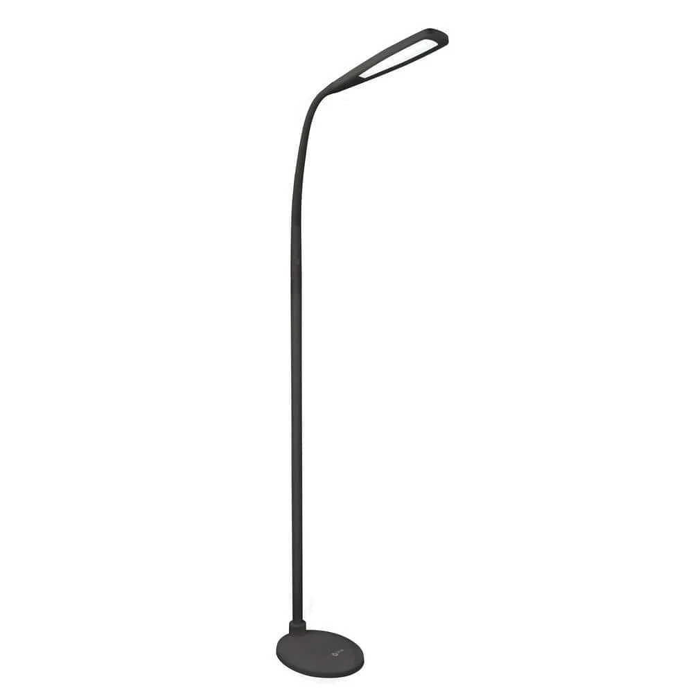49 in. to 71 in. Black Natural Daylight LED Flex Floor Lamp by OttLite 1 49 in. to 71 in. Black Natural Daylight LED Flex Floor Lamp by OttLite