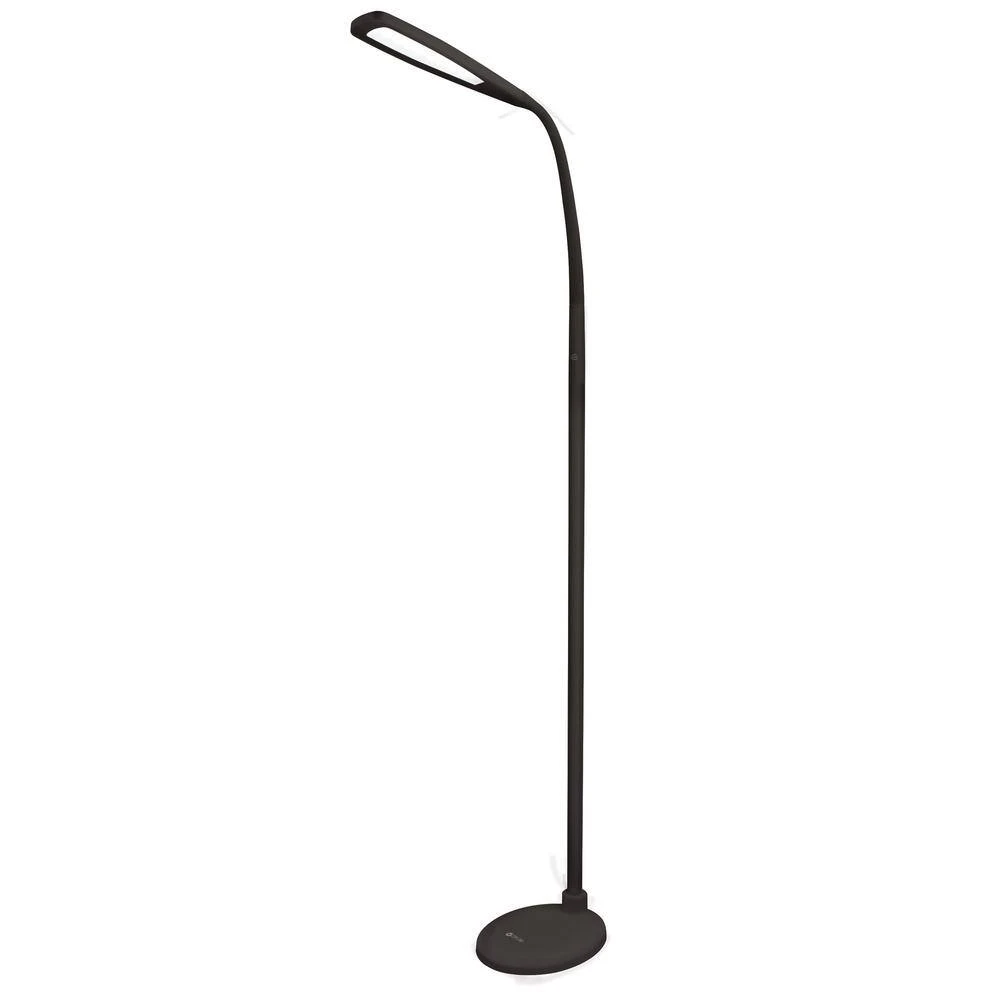 49 in. to 71 in. Black Natural Daylight LED Flex Floor Lamp by OttLite 2 49 in. to 71 in. Black Natural Daylight LED Flex Floor Lamp by OttLite - Image 2