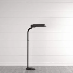 50 in. Gooseneck Black Floor Lamp by OttLite -Outlet OttLite Store black ottlite floor lamps t81g5t shpr 31 1000