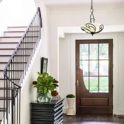 Bailey 3-Light Black Craftsman Chandelier with Opaline Glass Shade by TRIBESIGNS WAY TO ORIGIN -Outlet OttLite Store black tribesigns way to origin chandeliers hd sf0128 cx 1f 1000