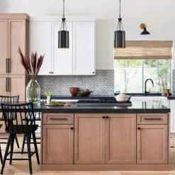 Bailey 1-Light Black Industrial Pendant Light with Geometric Iron Shade by TRIBESIGNS WAY TO ORIGIN -Outlet OttLite Store black tribesigns way to origin chandeliers hd sf0179 31 1000