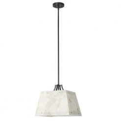 Bonnie 3-Light Alabaster Pendant Light Genuine Marble Hanging Light by TRIBESIGNS WAY TO ORIGIN