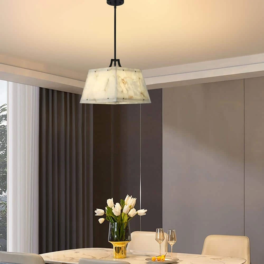 Bonnie 3-Light Alabaster Pendant Light Genuine Marble Hanging Light by TRIBESIGNS WAY TO ORIGIN 4 Bonnie 3-Light Alabaster Pendant Light Genuine Marble Hanging Light by TRIBESIGNS WAY TO ORIGIN - Image 4