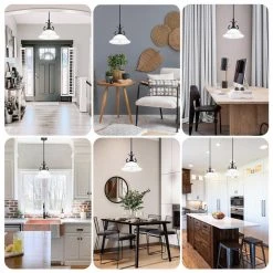 Crystal 1-Light Black Single Island Pendant Light with Bell Opal Glass Shade, Mini Ceiling Hanging Light Fixture by TRIBESIGNS WAY TO ORIGIN -Outlet OttLite Store black tribesigns way to origin pendant lights hd ggsf0122 31 1000