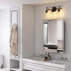 Bailey 5-Lights Black and Gold Linear Chandelier, Industrial Iron Kitchen Island Pendant Light with Exposed Design by TRIBESIGNS WAY TO ORIGIN -Outlet OttLite Store black tribesigns way to origin vanity lighting hd sf0076 44 1000