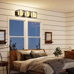 Hostin 3-Light Black Wall Sconce with Globe Flush Mount Opal Glass Shade by TRIBESIGNS WAY TO ORIGIN -Outlet OttLite Store black tribesigns way to origin wall sconces hd zysf0189 31 1000