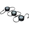 4.6 in. LED Black Puck Light (3-Pack) by Westek