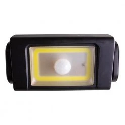 Integrated LED Black Motion-Sensing Compact Standard Light by Westek -Outlet OttLite Store black westek wall pack lights bl smsl 4f 1000