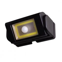 Integrated LED Black Motion-Sensing Compact Standard Light by Westek