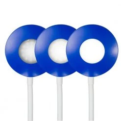 Wellness Series 16 in. Blue/White Study LED Desk Lamp with 3 Brightness Settings by OttLite -Outlet OttLite Store blue ottlite desk lamps cs20580w 1f 1000