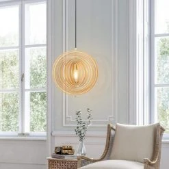 Bailey 1-Light Brown Rustic Geometric Pendant Light by TRIBESIGNS WAY TO ORIGIN -Outlet OttLite Store brown tribesigns way to origin chandeliers hd zysf0134 4f 1000