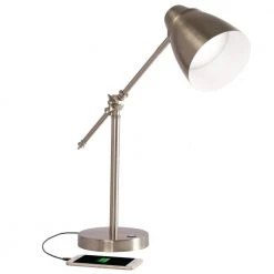 Harmonize 19 in. Brushed Nickel LED Desk Lamp by OttLite