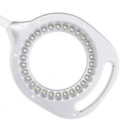 56.75 in. LED 2-in-1 Magnifier Gray Floor and Table Lamp by OttLite -Outlet OttLite Store gray ottlite table lamps 43828c 66 1000