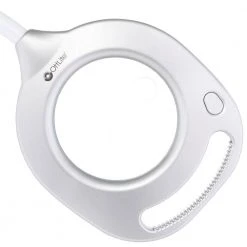 56.75 in. LED 2-in-1 Magnifier Gray Floor and Table Lamp by OttLite -Outlet OttLite Store gray ottlite table lamps 43828c d4 1000