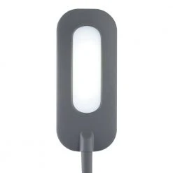 12 in. Gray Soft Touch LED Desk Lamp with Integrated LED by OttLite -Outlet OttLite Store grey ottlite desk lamps r3051c shpr 1f 1000