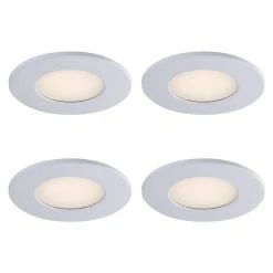 SPEX Lighting-4-in. SelectableCCT5 Remodel Integrated LED Multi Application Fixture (Wht, Blk, BN)Magnetic Trims(4-Pack) by Liteline