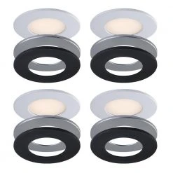 SPEX Lighting-4-in. SelectableCCT5 Remodel Integrated LED Multi Application Fixture (Wht, Blk, BN)Magnetic Trims(4-Pack) by Liteline 12 SPEX Lighting-4-in. SelectableCCT5 Remodel Integrated LED Multi Application Fixture (Wht, Blk, BN)Magnetic Trims(4-Pack) by Liteline -Outlet OttLite Store liteline recessed lighting kits sl multi4 8w 4 c3 1000