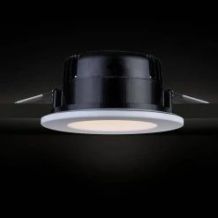 SPEX Lighting - 4-in. Selectable CCT5 New Construction IC Rated Canless Integrated LED White Trim Baffle Fixture(6-Pack) by Liteline -Outlet OttLite Store liteline recessed lighting kits sl slmb4 cct5 90wh 6 4f 1000