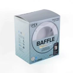 SPEX Lighting - 4-in. Selectable CCT5 New Construction IC Rated Canless Integrated LED White Trim Baffle Fixture by Liteline 17 SPEX Lighting - 4-in. Selectable CCT5 New Construction IC Rated Canless Integrated LED White Trim Baffle Fixture by Liteline -Outlet OttLite Store liteline recessed lighting kits sl slmb4 cct5 90wh fa 1000