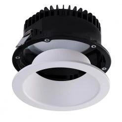 SPEX Lighting-6-in. Tunable RGB/White New Construction Smart WiFi Connected by WIZ Canless Integrated LED Baffle Fixture by Liteline -Outlet OttLite Store liteline recessed lighting kits sl slmb6 rgbtw 90wz 1f 1000