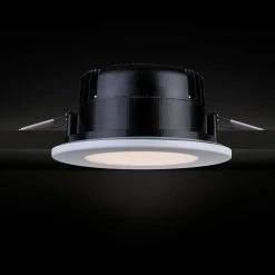 SPEX Lighting-6-in. Tunable RGB/White New Construction Smart WiFi Connected by WIZ Canless Integrated LED Baffle Fixture by Liteline -Outlet OttLite Store liteline recessed lighting kits sl slmb6 rgbtw 90wz 4f 1000