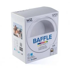 SPEX Lighting-6-in. Tunable RGB/White New Construction Smart WiFi Connected by WIZ Canless Integrated LED Baffle Fixture by Liteline -Outlet OttLite Store liteline recessed lighting kits sl slmb6 rgbtw 90wz 66 1000