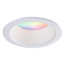 SPEX Lighting-6-in. Tunable RGB/White New Construction Smart WiFi Connected by WIZ Canless Integrated LED Baffle Fixture by Liteline -Outlet OttLite Store liteline recessed lighting kits sl slmb6 rgbtw 90wz c3 1000