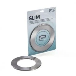 SPEX Lighting - 4 in. Round Brushed Nickel Trim for Slim Fixtures by Liteline