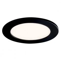 SPEX Lighting - 6 in. Round Black Trim for Slim Fixtures by Liteline -Outlet OttLite Store liteline recessed lighting parts and accessories sl slm6 rt bk 4f 1000