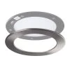 SPEX Lighting - 6 in. Round Brushed Nickel Trim for Slim Fixtures by Liteline
