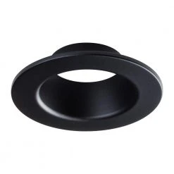 SPEX Lighting - 4 in. Round Black Trim for Baffle Fixtures by Liteline