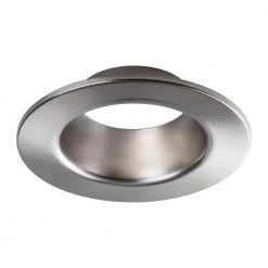 SPEX Lighting - 4 in. Round Brushed Nickel Trim for Baffle Fixtures by Liteline