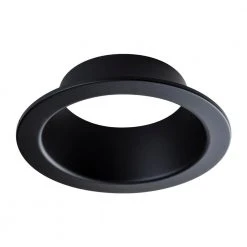 SPEX Lighting - 6 in. Round Black Trim for Baffle Fixtures by Liteline