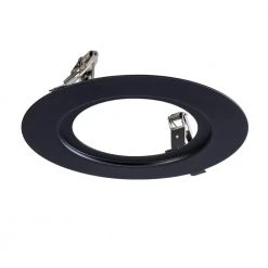 SPEX Lighting - 6 in. Black Reduction Ring for 4 in. Gimbal Recessed Fixtures by Liteline