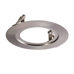 SPEX Lighting - 6 in. Brushed Nickel Reduction Ring for 4 in. Gimbal Recessed Fixtures by Liteline