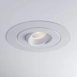 SPEX Lighting - 6 in. Whate Reduction Ring for 4 in. Gimbal Recessed Fixtures by Liteline -Outlet OttLite Store liteline recessed lighting parts and accessories sl4 12rg rr wh 4f 1000