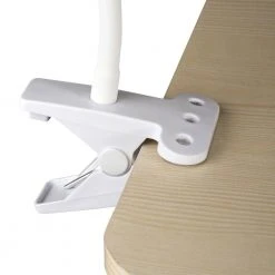 18.5 in., White Flexible Soft Touch LED Clip Lamp by OttLite -Outlet OttLite Store ottlite desk lamps csr7500c shpr 1f 1000