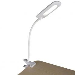 18.5 in., White Flexible Soft Touch LED Clip Lamp by OttLite