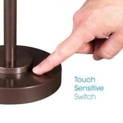 Restore 22 in. Rubbed Bronze LED Desk Lamp by OttLite -Outlet OttLite Store rubbed bronze ottlite table lamps cs01rb9 shpr 4f 1000