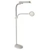 62 in. Silver 18-Watt EasyView Craft Floor Lamp by OttLite