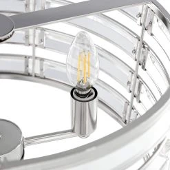 Bailey 3-Light Curved Crystal Chandelier with Wrought Iron Accents by TRIBESIGNS WAY TO ORIGIN -Outlet OttLite Store silver tribesigns way to origin chandeliers hd sfzy88 21 1f 1000