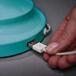 12.5 in. Turquoise Wellness Series Revive LED Desk Lamp by OttLite -Outlet OttLite Store turquoise ottlite lamp bases f1485tu9 shpr 4f 1000