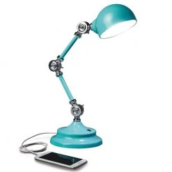 12.5 in. Turquoise Wellness Series Revive LED Desk Lamp by OttLite